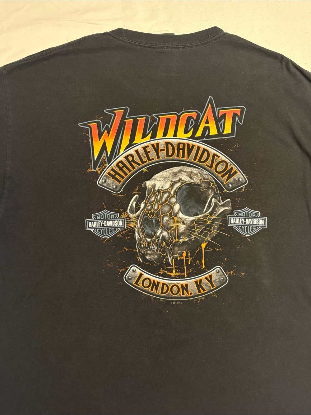 Wildcat Harley Davidson Graphic T-Shirt- 2012, London Ky - Picture 5 of 8